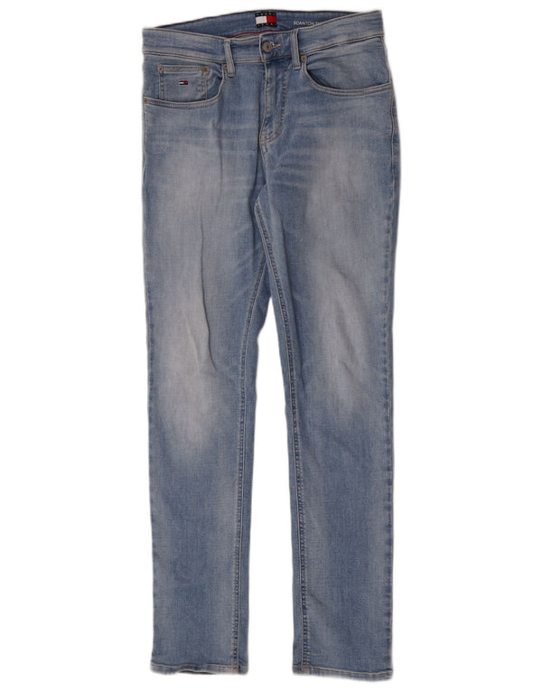 Tommy Hilfiger Mens Scanton Slim Jeans W29 L32 Plavi pamuk