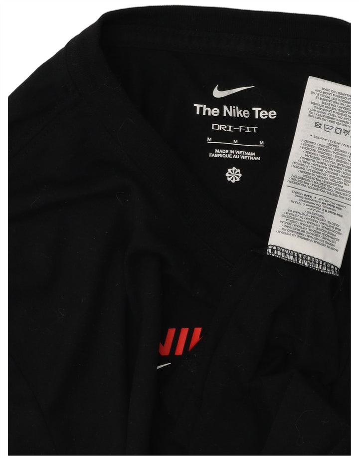 NIKE muška Dri Fit Graphic T-Shirt majica srednjih crnih poliestera