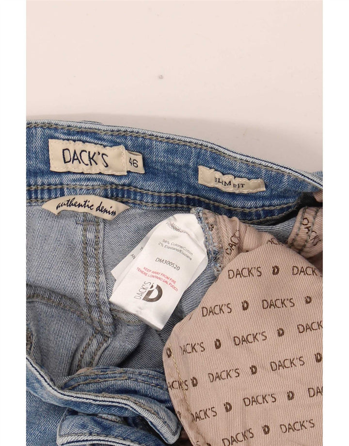 Dack's muške uske traperice IT 46 male W30 L30 plavi pamuk