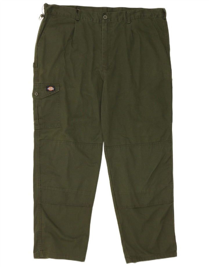 Dickies muške sužene kargo hlače W44 L30 zeleni poliester