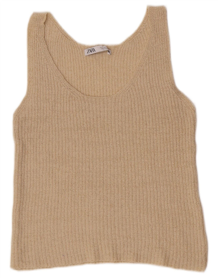 Zara ženski prsluk UK 14 Large Beige