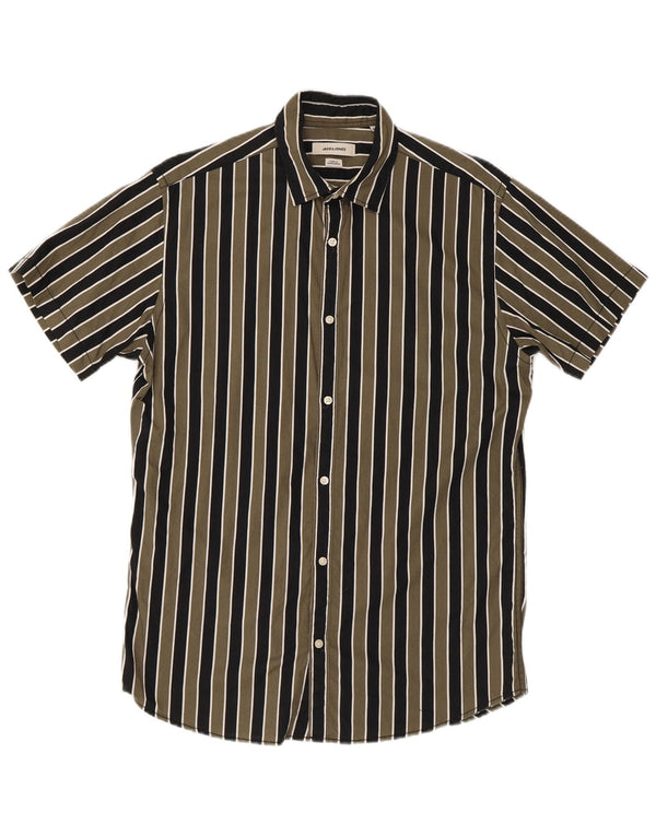 Jack & Jones muška majica kratkih rukava standardnog kroja srednje zelene pruge