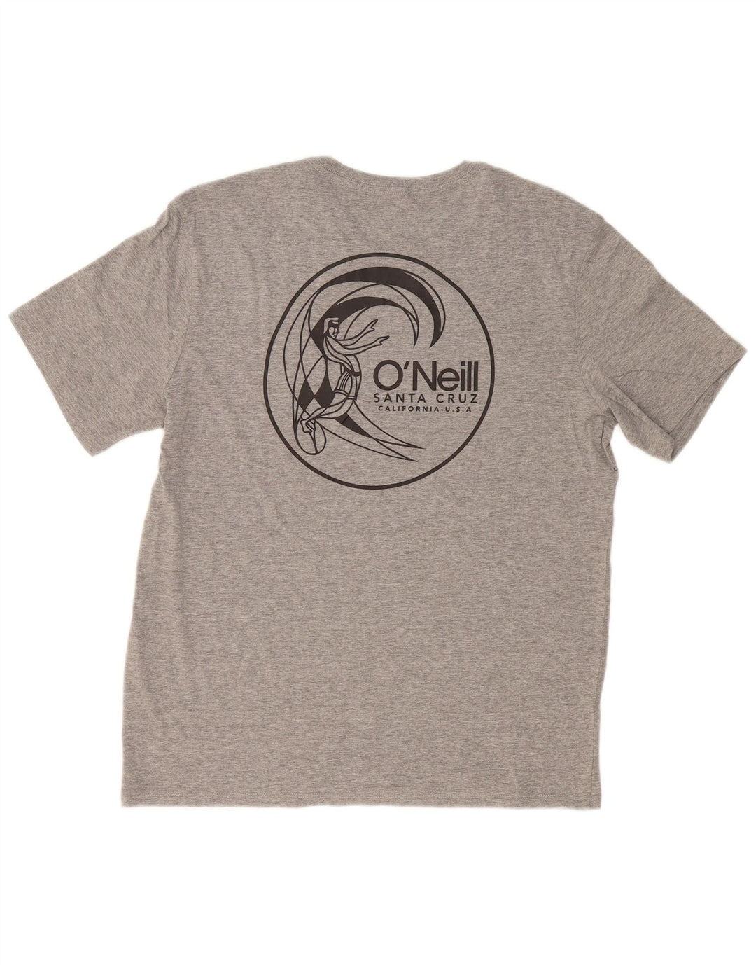O'NEILL Muška majica kratkih rukava s motivima Santa Cruz Regular kroja XL siva s pjegama