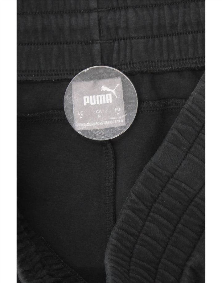 PUMA muške trenirke srednje crne pamučne hlače