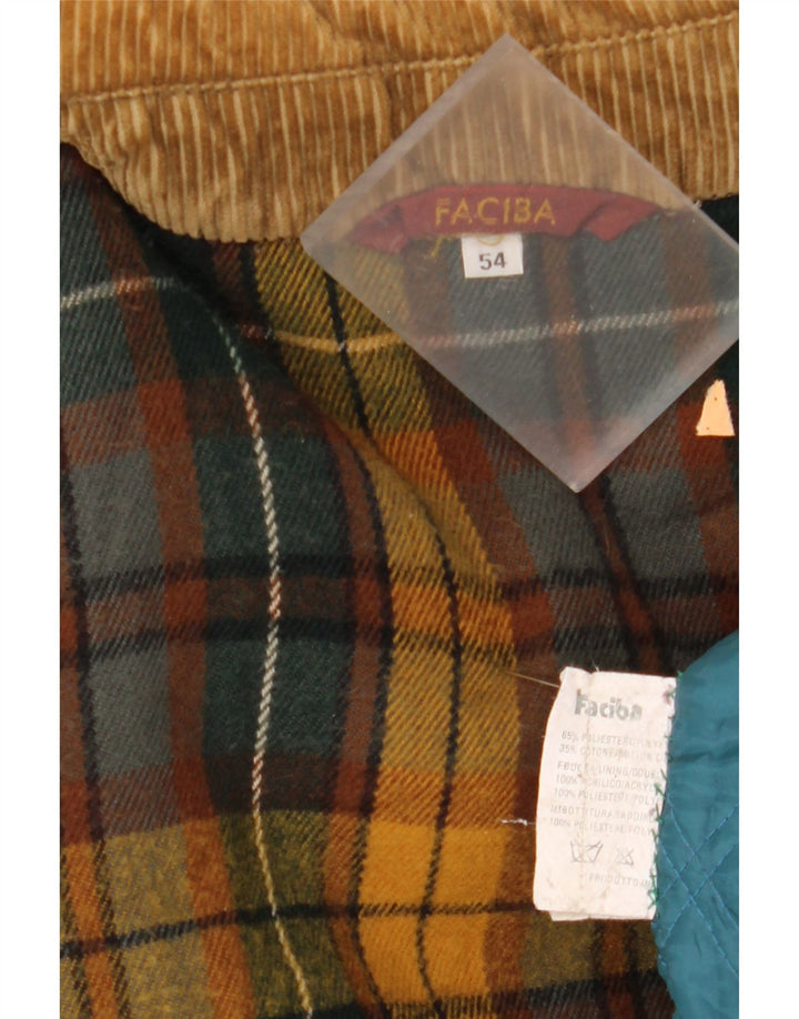 Faciba muški kaput s kapuljačom IT 54 2XL kaki poliester