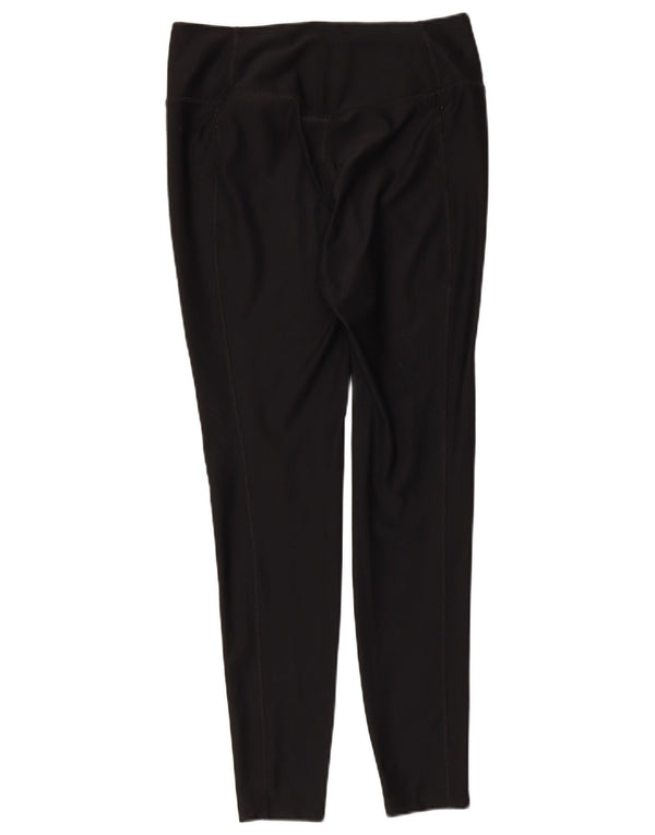 NIKE Ženske Dri Fit Leggings UK 14 Srednji crni poliester