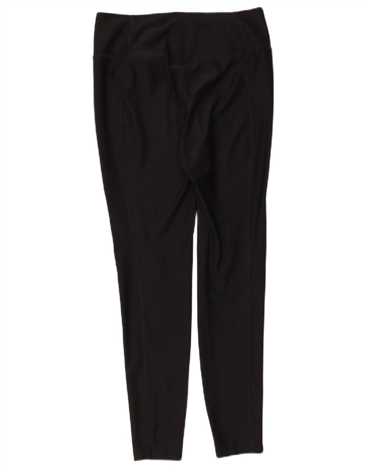 NIKE Ženske Dri Fit Leggings UK 14 Srednji crni poliester