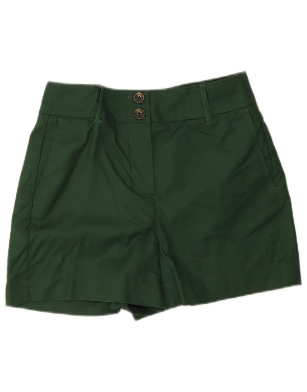 Boden ženske kratke chino hlače visokog struka UK 10 male W28 zeleni pamuk