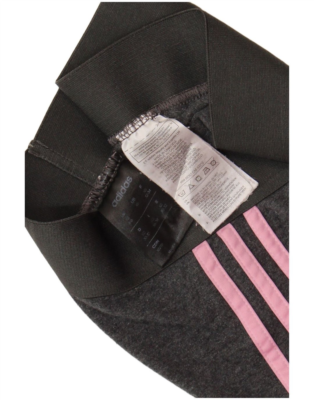 ADIDAS ženske tajice UK 4/6 XS sivi pamuk