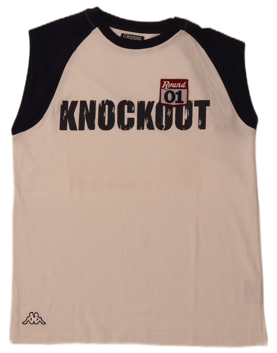 KAPPA muški grafički prsluk Veliki bijeli pamuk u boji