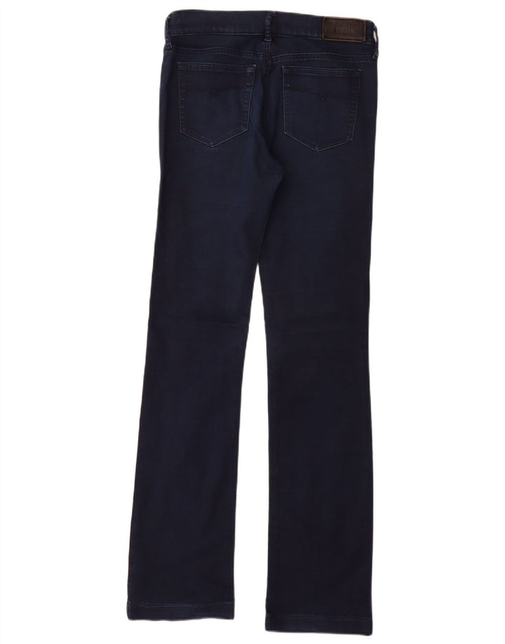 Diesel ženske Bootzee Regular Slim Bootcut traperice W26 L34 tamnoplavi pamuk