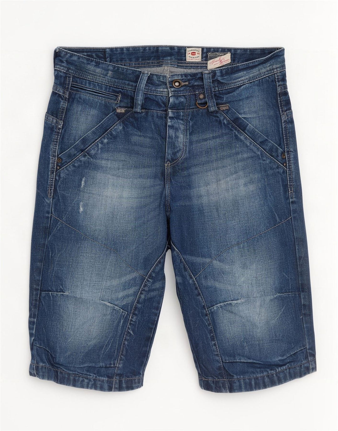 Jack & Jones muške kratke traper hlače srednje veličine W32, plavi pamuk