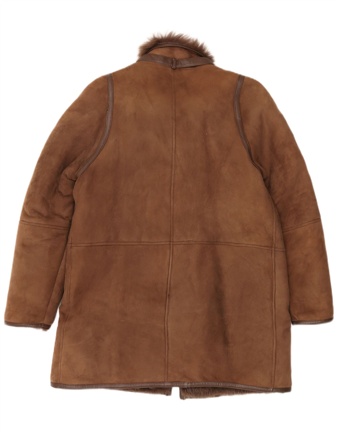 Vintage ženski kaput od šišmiša EU 42 XL smeđi