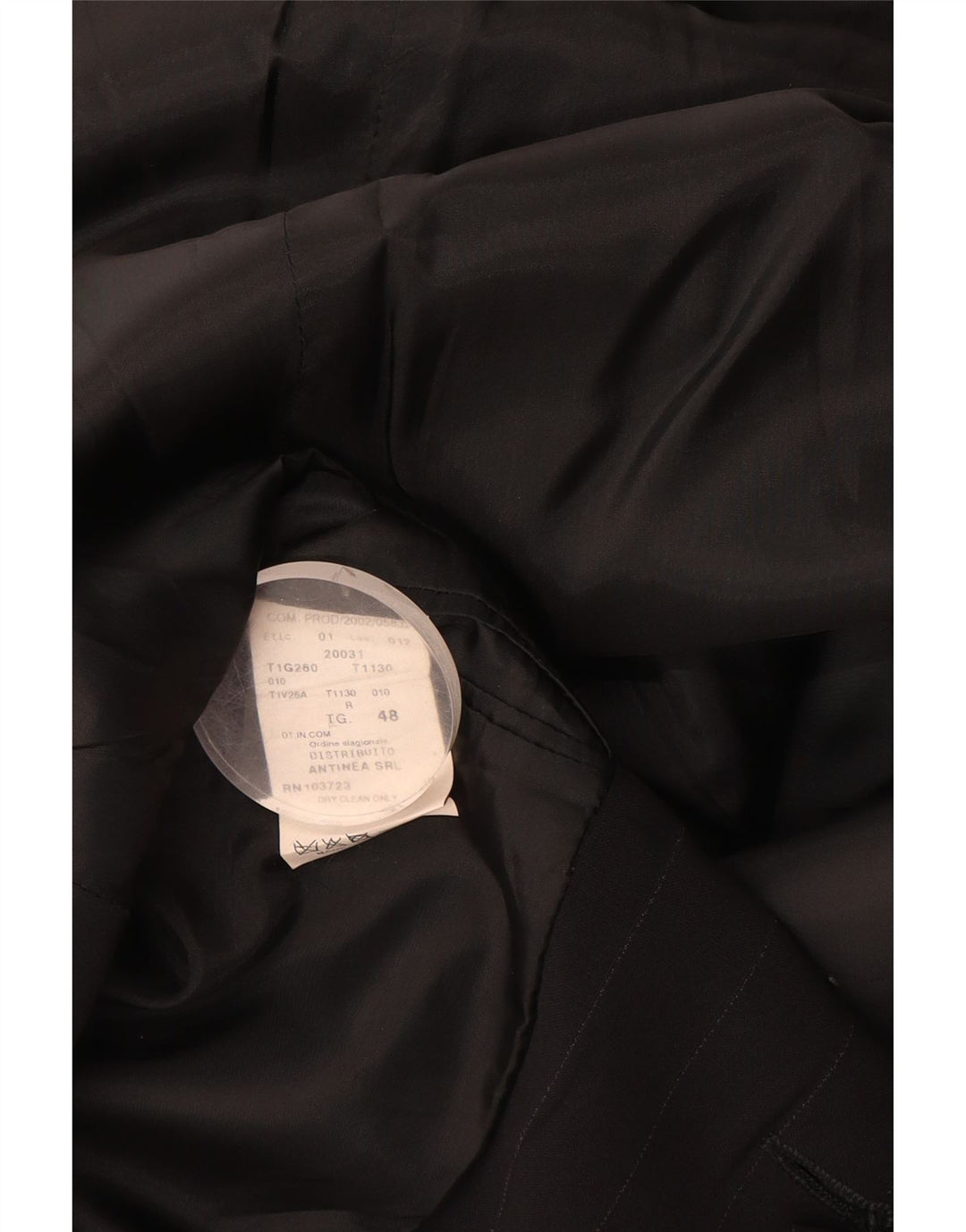 Emporio Armani muška jakna sa 3 gumba IT 48 srednje crne pruge