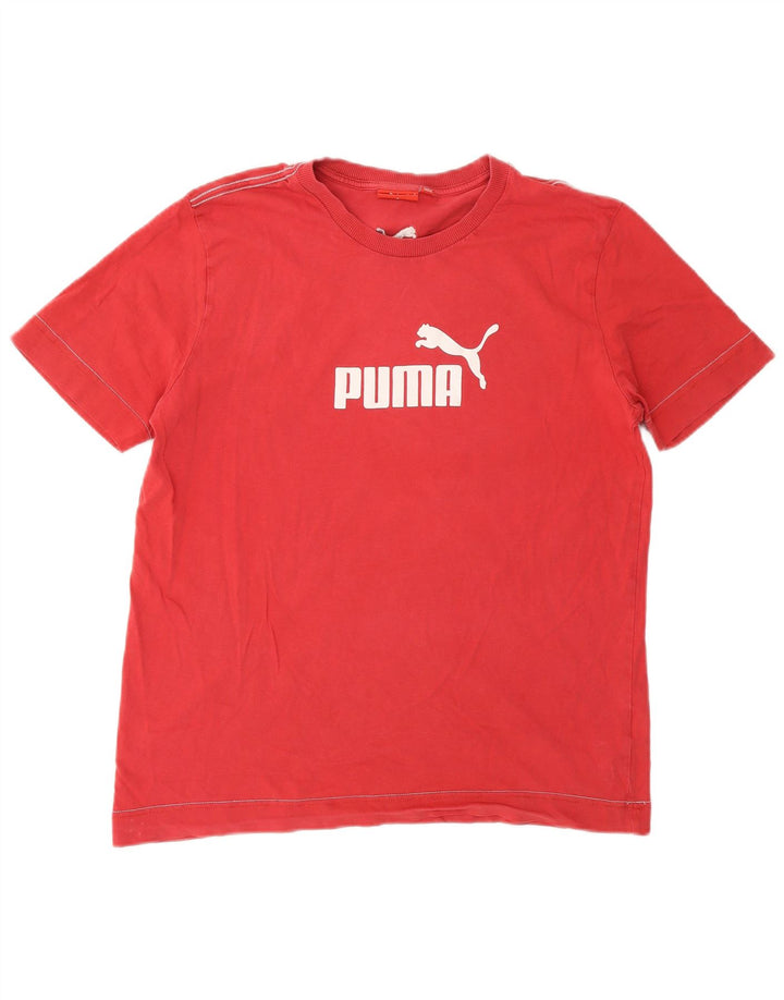 Puma muška grafička majica srednje crvene boje