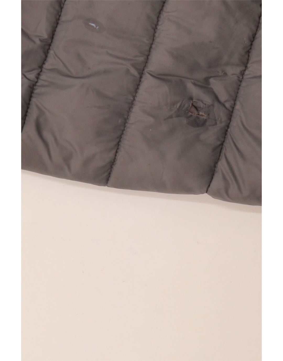 MICHAEL KORS Ženski podstavljeni kaput s kapuljačom UK 16 Veliki sivi najlon