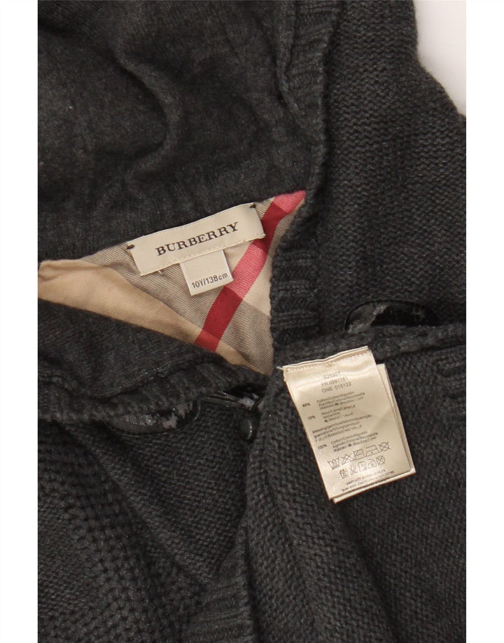 Burberry Boys pulover s kapuljačom 9-10 godina sivi pamuk
