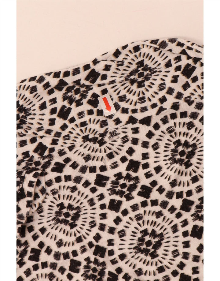 MICHAEL KORS Ženska haljina A-kroja bez rukava UK 18 XL Crna cvjetna svila