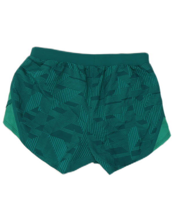 Under Armour ženske sportske kratke hlače Heat Gear UK 6 XS zelene geometrijske