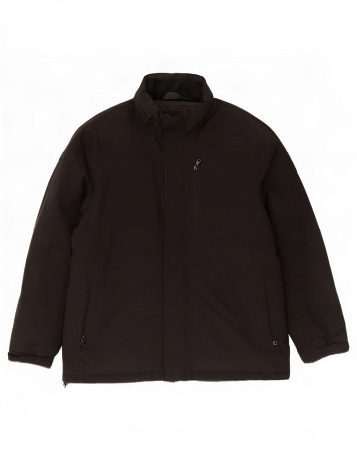 Marks & Spencer muška vjetrovka s kapuljačom UK 44 2XL crni poliester