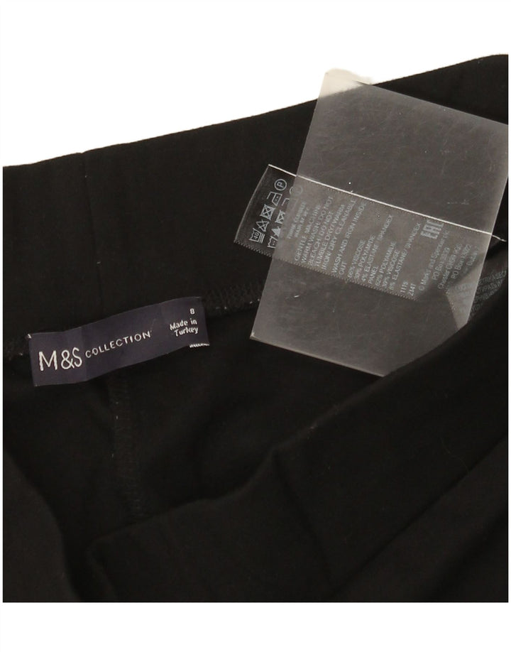 Marks & Spencer ženske tajice UK 8 Male crne viskoze u blokovima boja