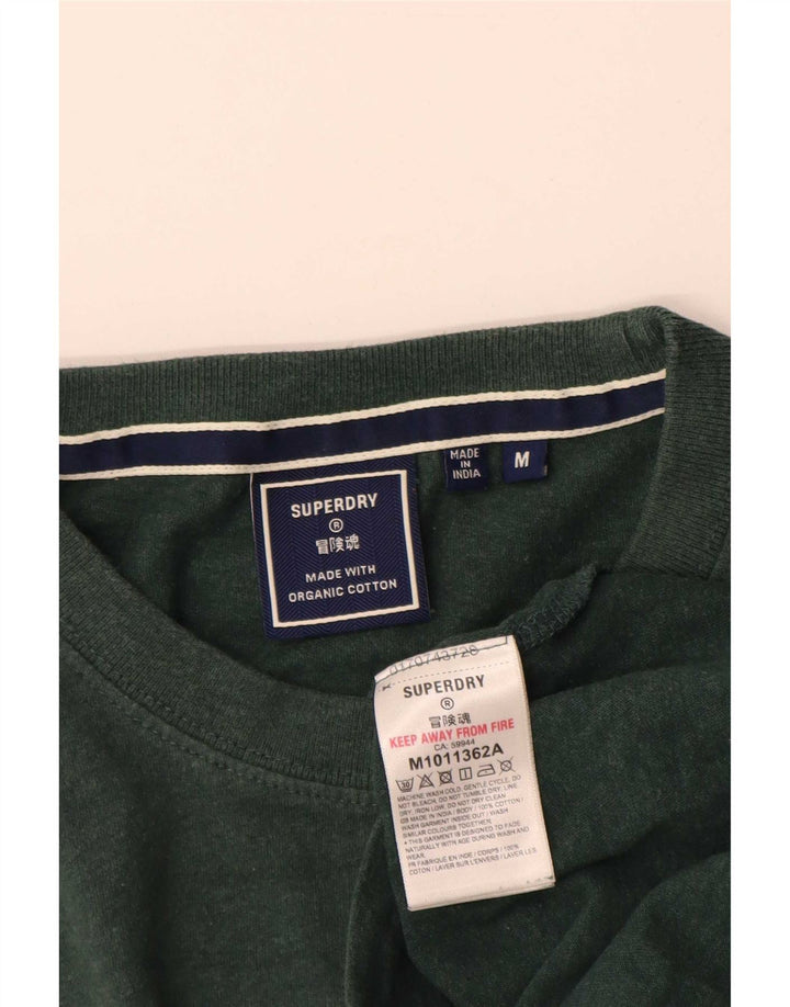 Superdry muška majica kratkih rukava Srednje zeleni pamuk