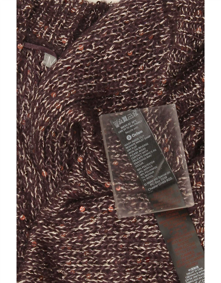 Marks & Spencer ženski otvoreni kardigan pulover UK 18 XL smeđi poliester