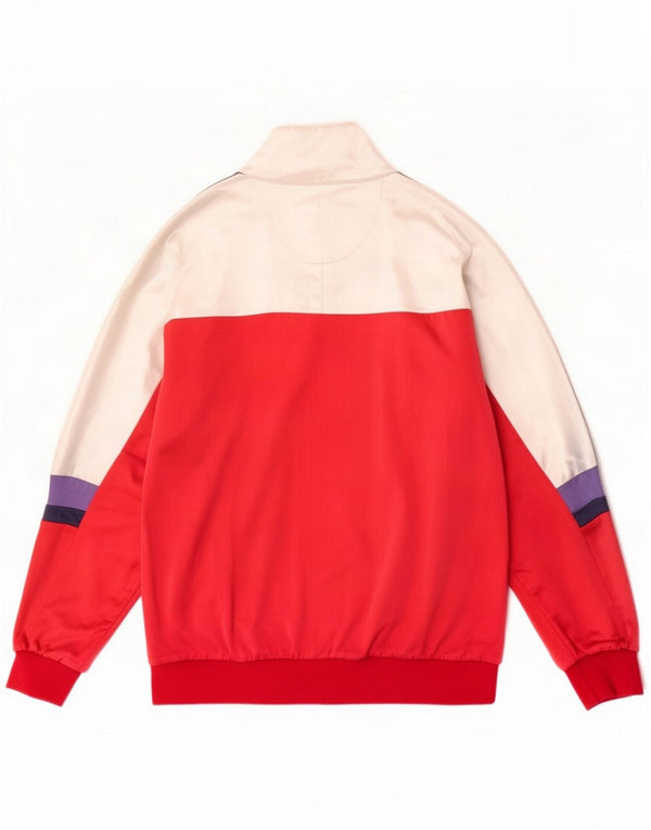 Asics Mens Graphic Trenirka Top Jacket IT 54 XL Red Colourblock