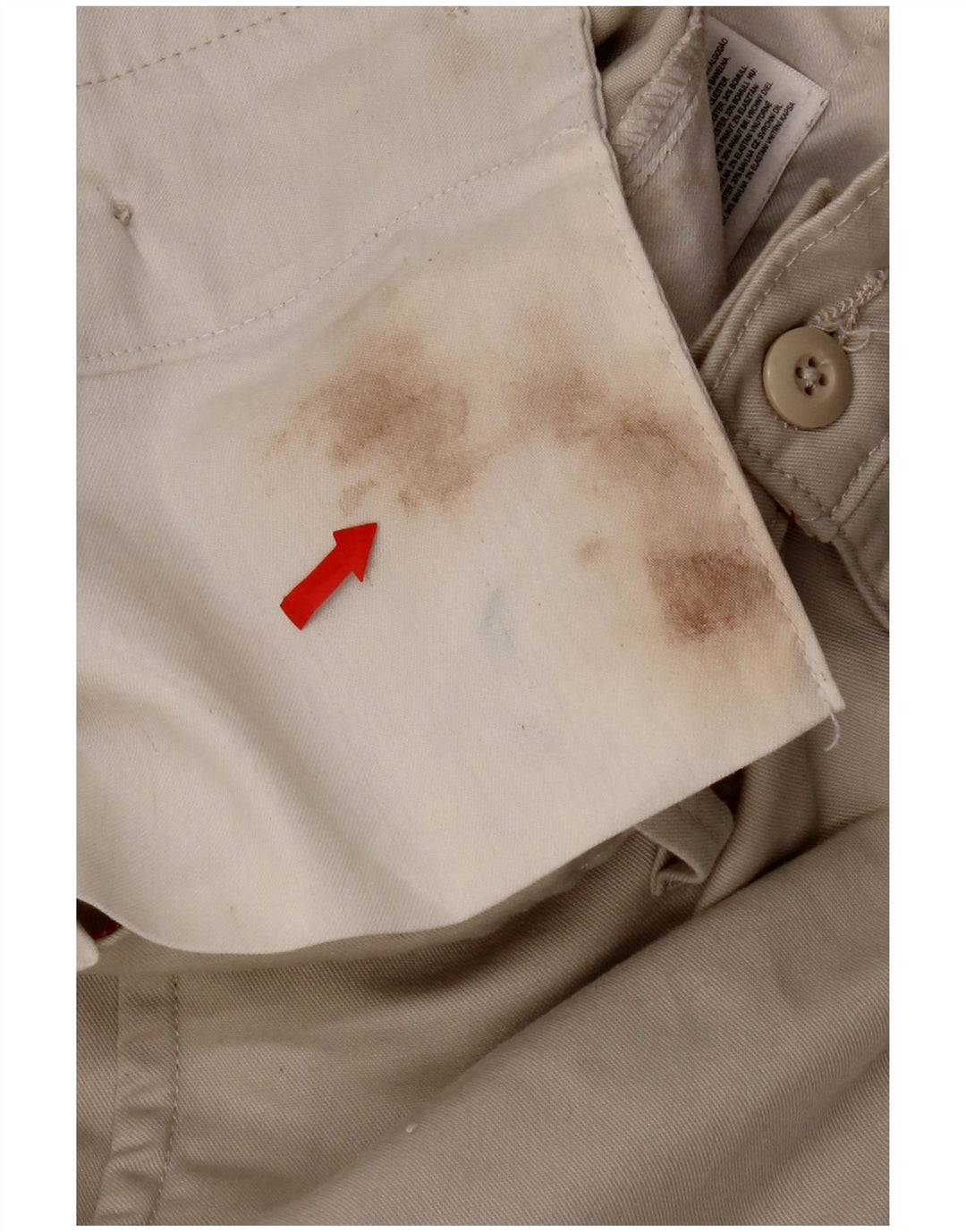 Vans Muške chino hlače širokog kroja W30 L29 bež poliester