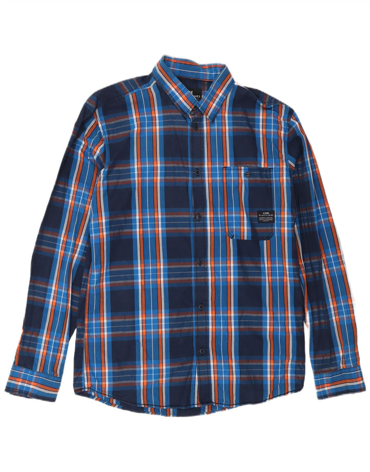 Jack & Jones muška košulja veliki plavi karirani pamuk