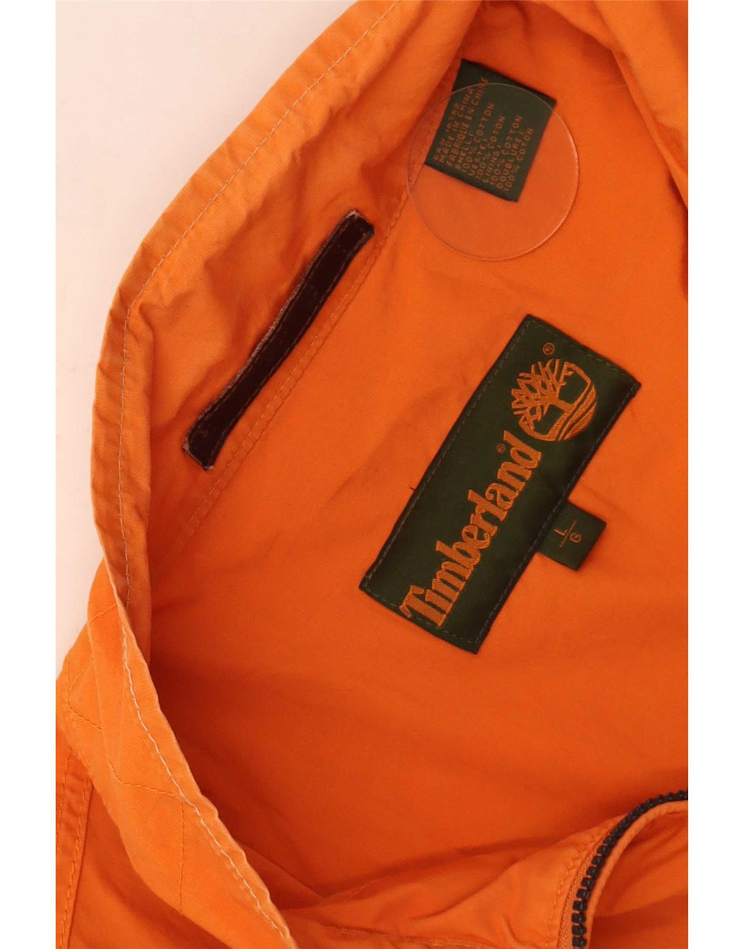 Timberland muška bomber jakna UK 40 Large Orange Cotton