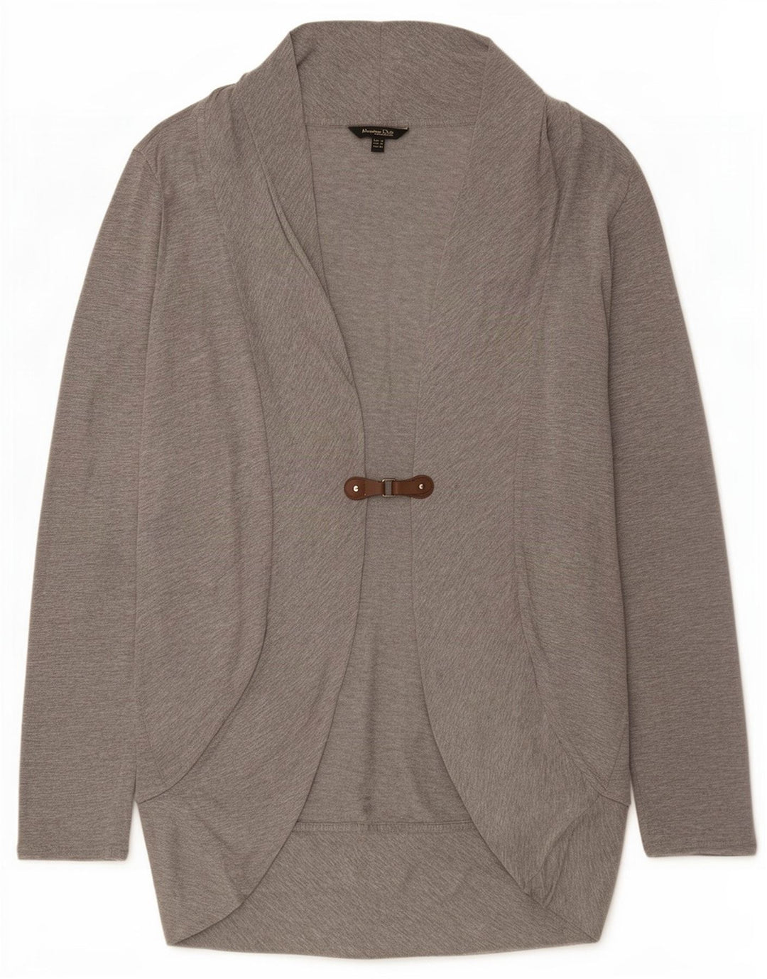 Massimo Dutti ženski dugi kardigan pulover UK 12 srednje sivi
