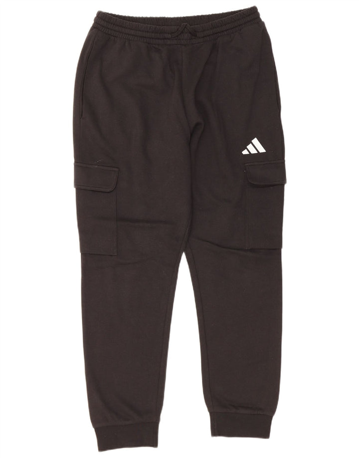 Adidas muške kargo trenirke hlače Joggers srednje crne pamučne boje