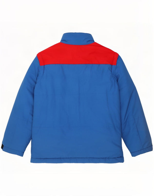 York muška podstavljena jakna s kapuljačom IT 54 2XL Blue Colourblock Polyamide