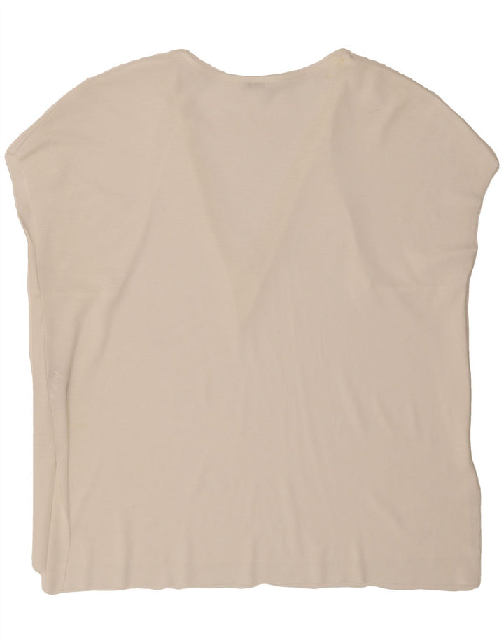 ZARA Womens Blouse Top UK 16 Large White Viscose Vintage Zara and Second-Hand Zara from Messina Hembry 