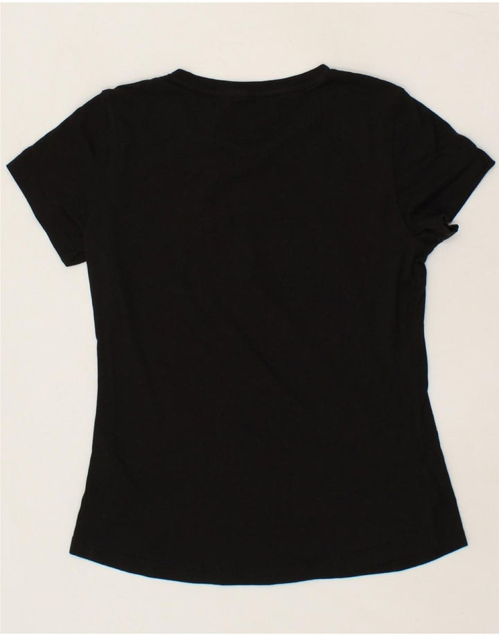 PUMA Womens Graphic T-Shirt Top UK 10 Small Black Vintage Puma and Second-Hand Puma from Messina Hembry 