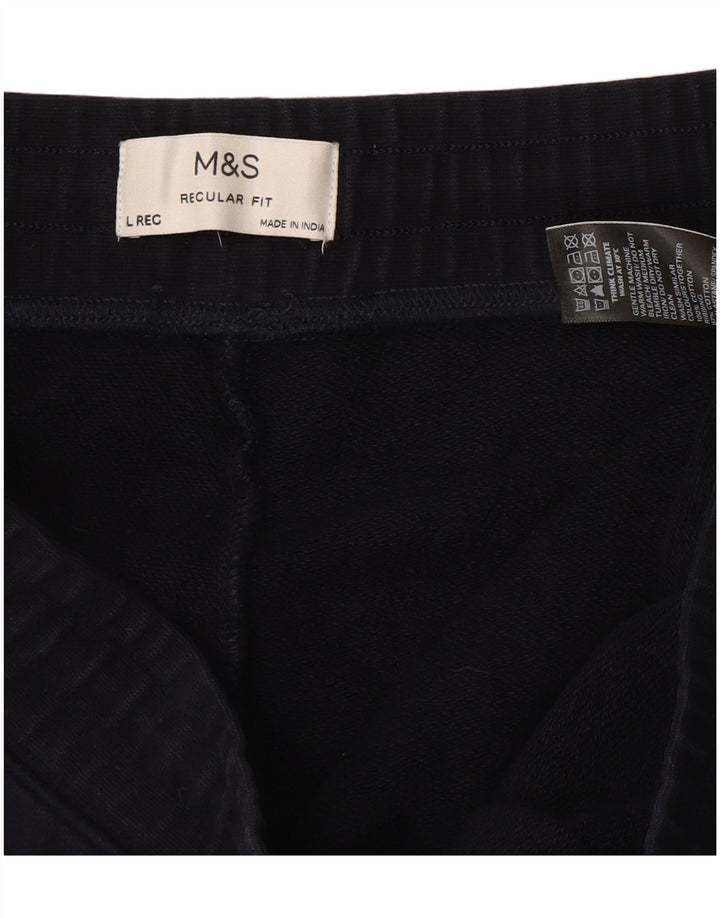 Marks & Spencer muške trenirke Regular Fit hlače Joggers Large tamnoplave