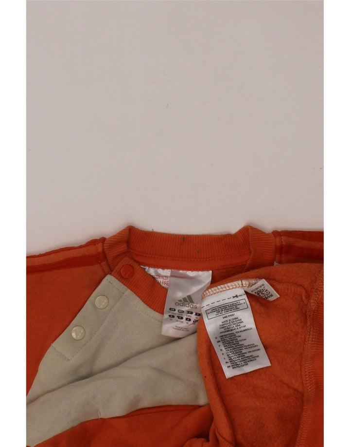 ADIDAS Pulover za djevojčice, 12-18 mjeseci, narančasti pamuk