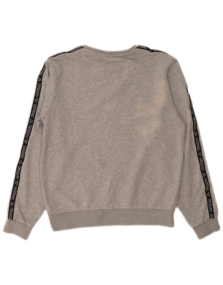 KAPPA muška majica s grafičkim motivima, veliki sivi pamuk