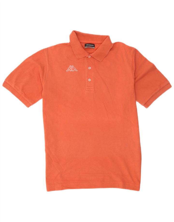 Kappa muška polo majica srednje narančaste pamučne boje