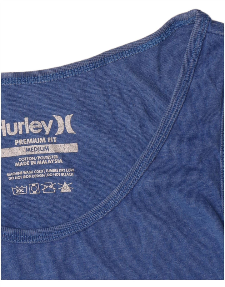 Srednje plavi pamuk za muškarce Hurley Premium Fit grafički prsluk