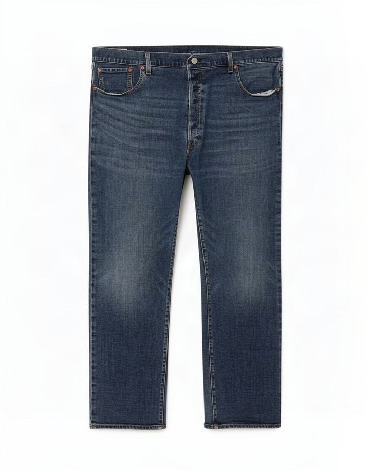 Levi's muške 501 ravne traperice W46 L29 plavi pamuk
