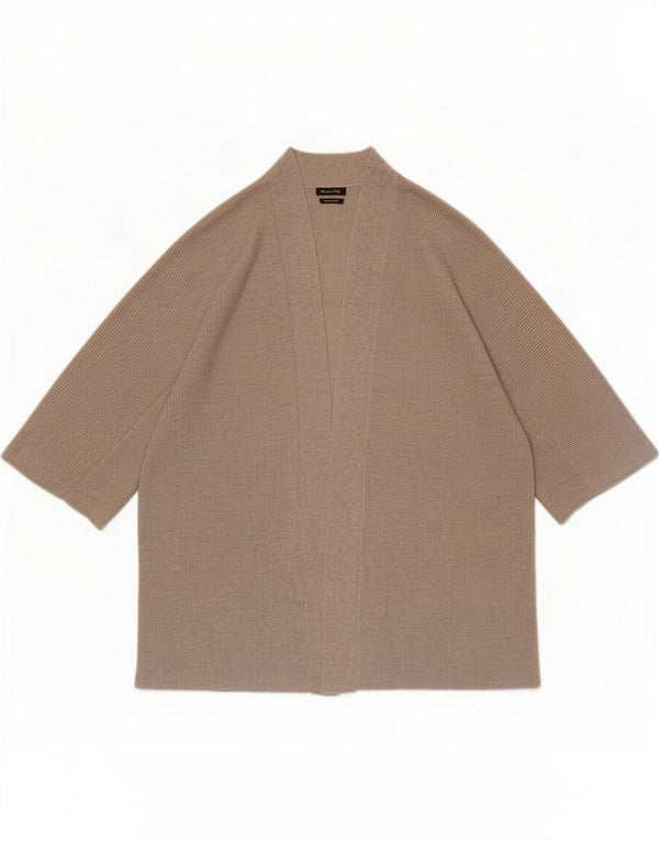 Massimo Dutti ženski džemper kratkih rukava UK 14 srednje smeđa