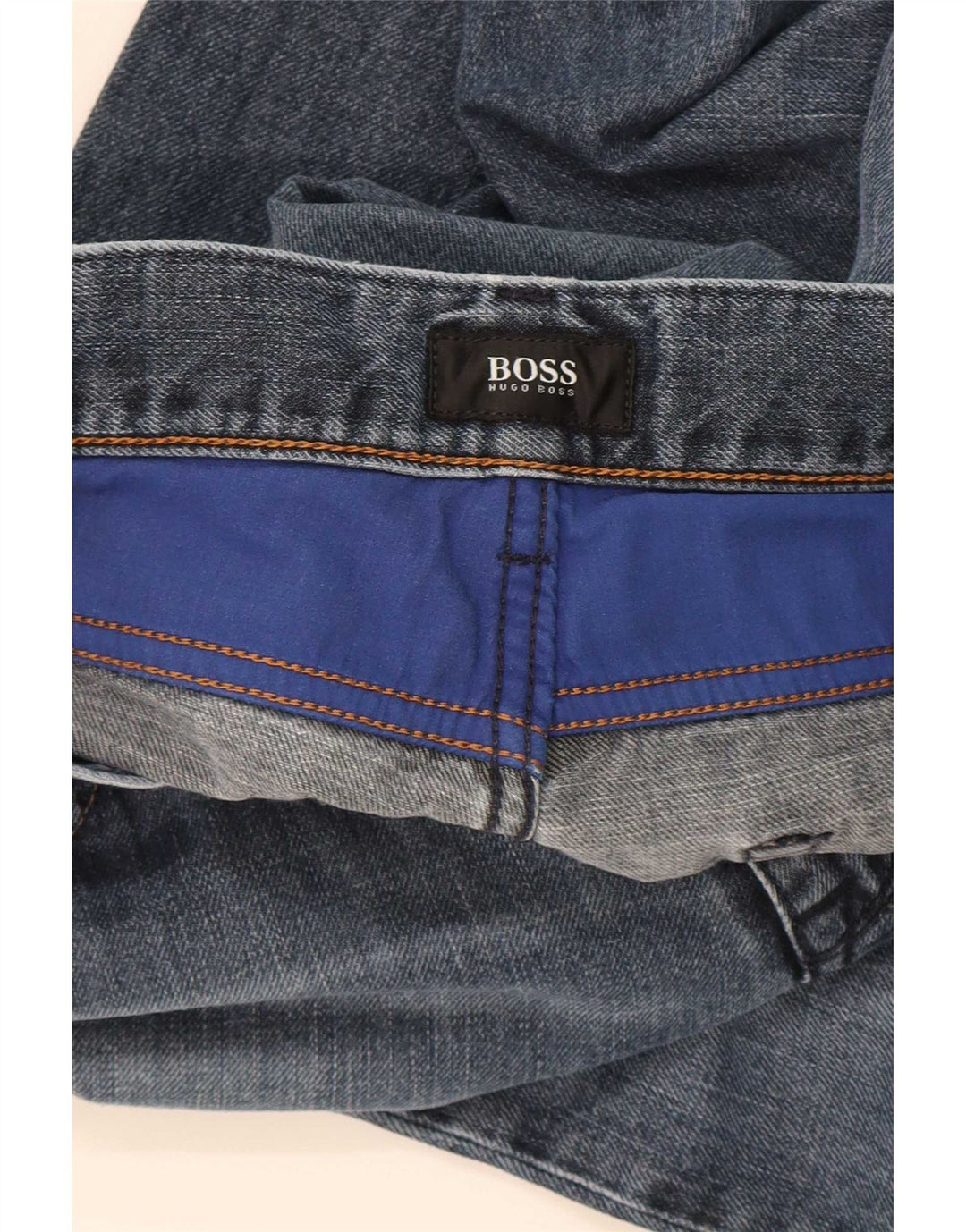 Hugo Boss muške ravne traperice W36 L31 tamnoplave