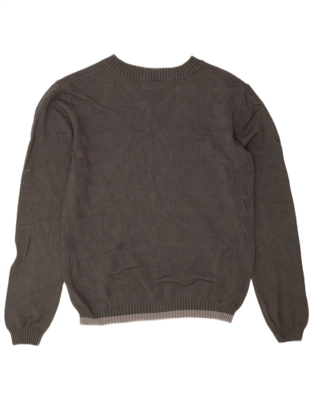 Puma muški džemper s V-izrezom srednje siva viskoza