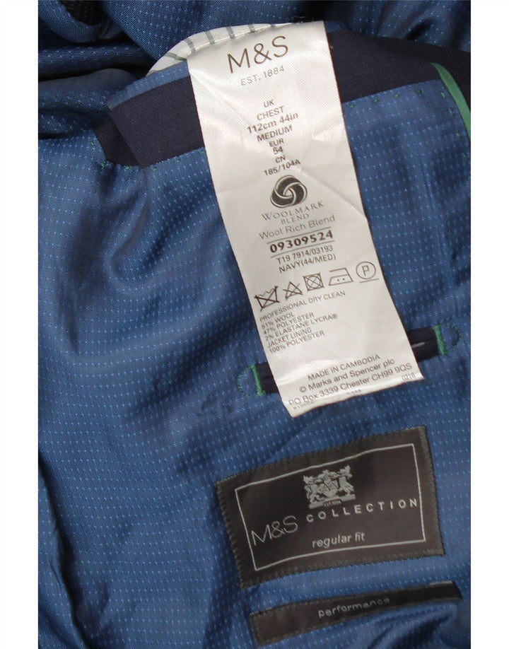 Marks & Spencer muška sako sa 2 gumba Regular Fit UK 44 XL tamnoplava