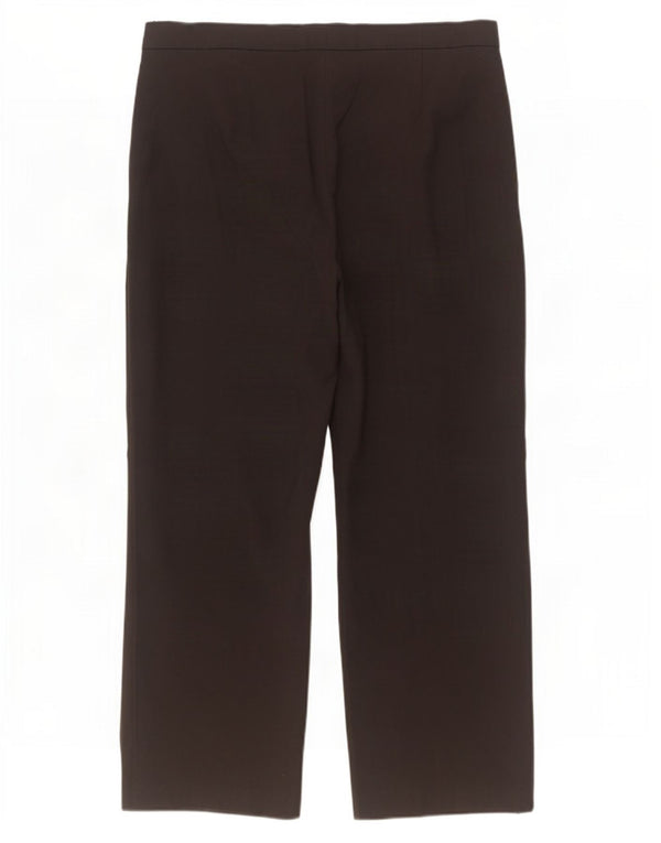 Marks & Spencer ženske ravne ležerne hlače UK 18 XL W40 L29 crne