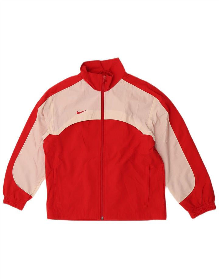 Nike Boys Trenirka Gornja jakna 7-8 godina Red Colourblock Poliester