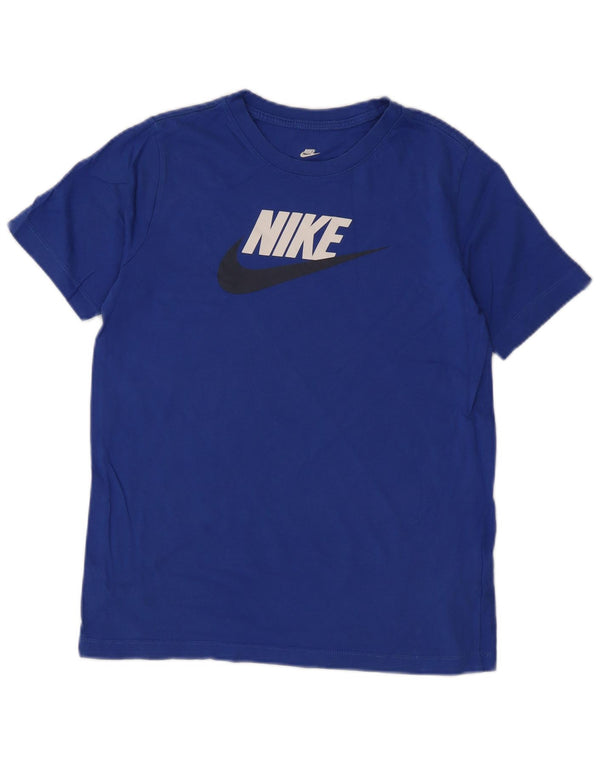 Nike Boys Graphic T-Shirt Top 13-14 Years XL plavi pamuk