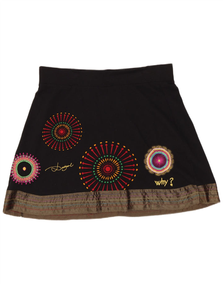 Desigual ženska mini suknja XL W36 crna geometrijska